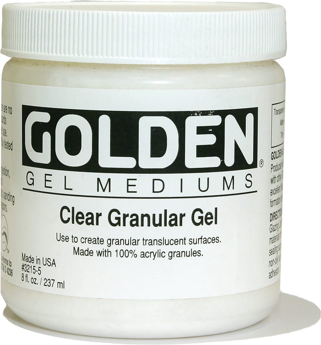   | Gel Mediums | Clear Granular Gel | Pot á 237ml